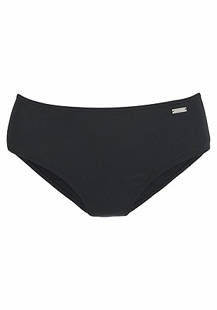 Patterned Underwire Tankini Top, High Waisted Bikini Bottom product image (X28069_BK_01)