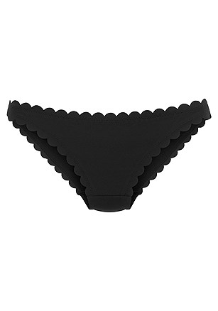 Scalloped Triangle Bikini Top, Scallop Classic Bikini Bottom product image (X28344BK_)
