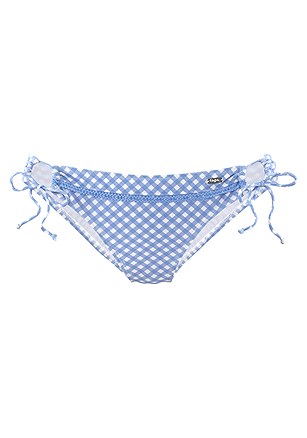 Gingham Underwire Bikini Top, Loop Classic Bikini Bottom product image (X28358WHBL_4)