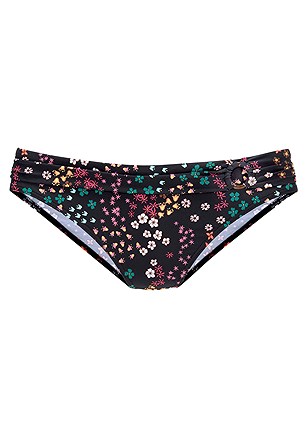 Floral Underwire Bikini Top, Floral Classic Bikini Bottom product image (X28398BKPR_2)