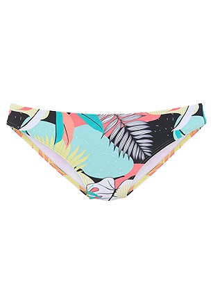 Printed Classic Bikini Bottom, Tropical Print Sport Bikini Top product image (X28446.TQPR.2)