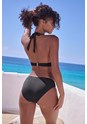 Black Fold Detail Bikini Bottom X28561 - alt image - 2