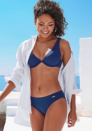 Ribbed Classic Bikini Bottom product image (X28681.BL.1)