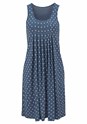 Blue-Patterned Sleeveless Printed Dress X29002 - alt image - 3
