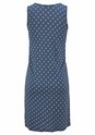 Blue-Patterned Sleeveless Printed Dress X29002 - alt image - 4