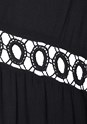 Black Flowy Flared Sleeve Dress X29155 - alt image - 5