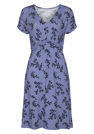 Short Sleeve Floral Dress product image (X29534.BL.3.A)
