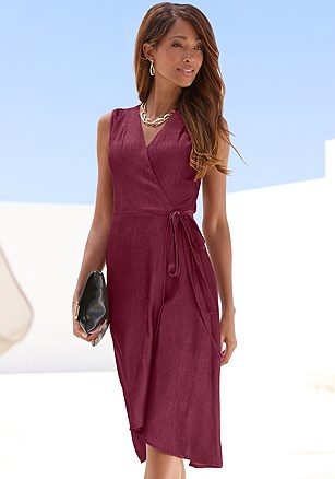 Sleeveless Wrap Dress product image (X29942.WI.1)