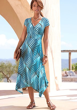 Handkerchief Hem Dress product image (X30035.BLPR.1)