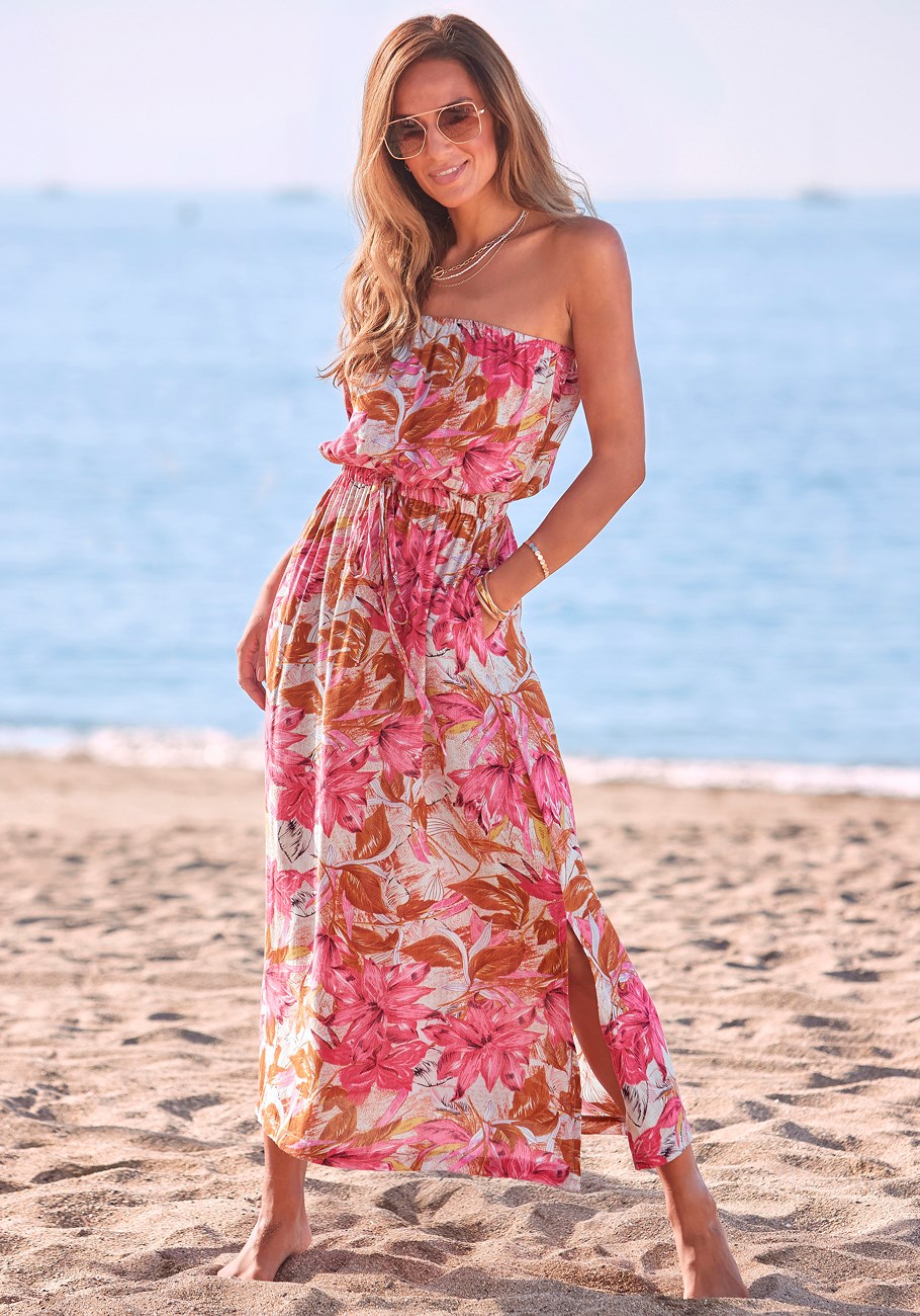 LASCANA Floral Beach Trousers