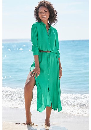 Button Down Dress product image (X30209.GR.1)