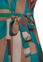 Brown Multi Wrap Maxi Dress X30230 - alt image - 5