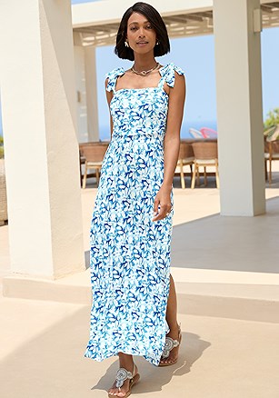 Tie Strap Maxi Dress product image (X30311.NVIV.1)