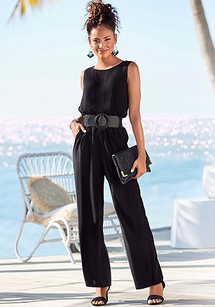 Sleeveless Jumpsuit product image (X31314.BK.1.V110524)