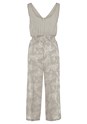 Light Green Multi Mixed Print Jumpsuit X31315 - alt image - 4