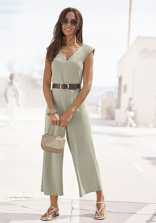 Belted Jumpsuit product image (X31322.LG.1.B9624)