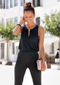 Black Sleeveless Keyhole Top X33034 - alt image - 5