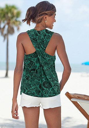 Twist Back Tank Top product image (X33491.GRBK.2.INES)