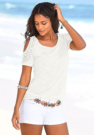 Short Sleeve Tops for Women | Casual Elegance by LASCANA