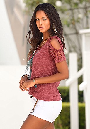 Crochet Cold Shoulder Top product image (X34023WI_1.T)