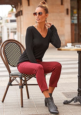 Strappy Back Long Sleeve Top product image (X34438.BK.X38041.WI.1)