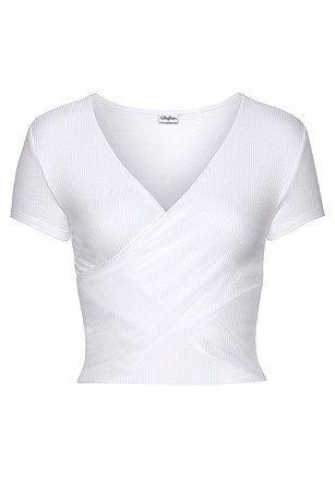 Cropped V-Neck Top product image (X34536.WH_4.1)