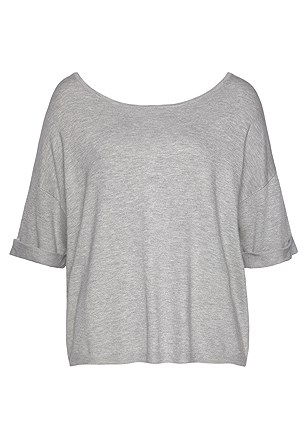 Oversized Reversible Sweater product image (X34571.GY.3)