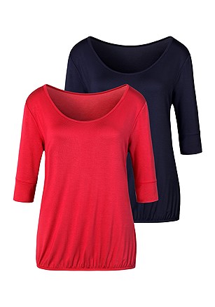 2 Pk Round Neckline Tops product image (X34591.RDNV.3)