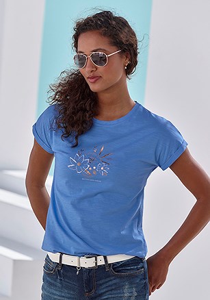 Graphic Print Top product image (X34868.BL.1)
