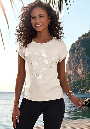 Metallic Graphic Print T-Shirt product image (X34906.IV.1.MD)