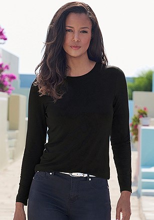 Casual Long Sleeve Top product image (X34919.BK.1.MAN)
