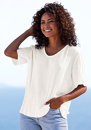 Oversized Pleated Top product image (X34973.IV.1)
