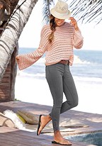 Link. lace up jeggings (color code: ) image - mobile.