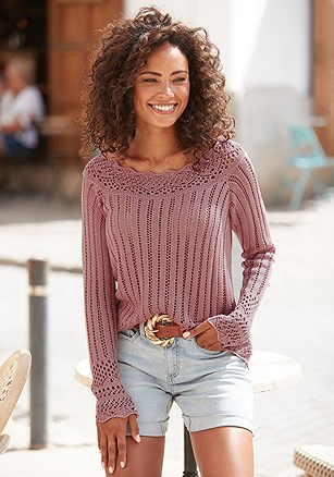 Crochet Detail Sweater product image (X36107.MV.7)