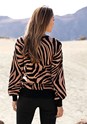 Animal Print Animal Print Knit Sweater X36116 - alt image - 2