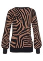 Animal Print Animal Print Knit Sweater X36116 - alt image - 5