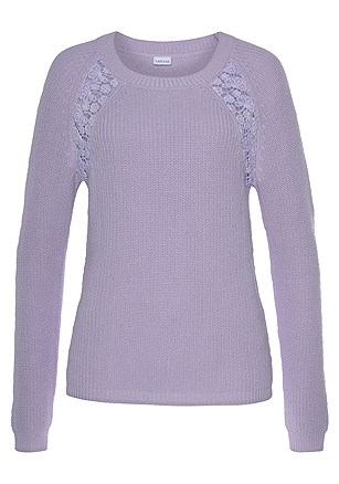 Crochet Insert Sweater product image (X36133.BL.3)