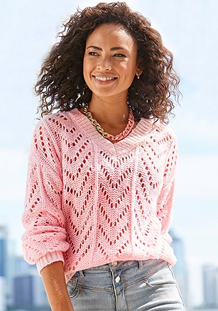 Open Knit Sweater product image (X36134.ODRS.1)