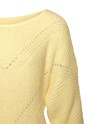 Yellow Open Knit Detail Sweater X36397 - alt image - 5