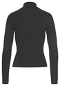 Black Ribbed Turtleneck Sweater X36418 - alt image - 4