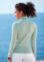 Mint Ribbed Turtleneck Sweater X36418 - alt image - 2