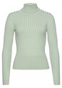 Mint Ribbed Turtleneck Sweater X36418 - alt image - 3