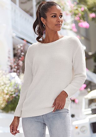 Fuzzy Knit Sweater product image (X36424.IV.1)