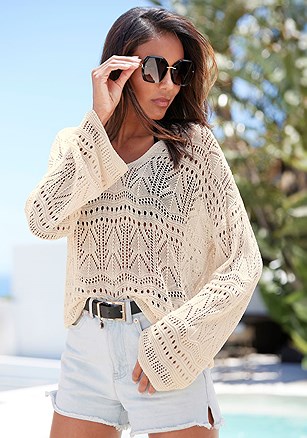 Lightweight Ajour Sweater product image (X36430.SA.1)