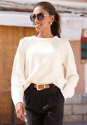 Raglan Sleeve Sweater product image (X36442.IV.1.1)