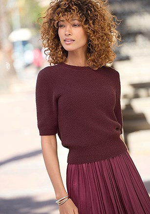 Elbow Length Sleeve Sweater product image (X36465.WI.1)