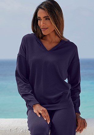 Casual Knit Hoodie product image (X36466.NV.1)