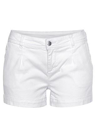 Front Pleat Shorts product image (X37002.WH.2)