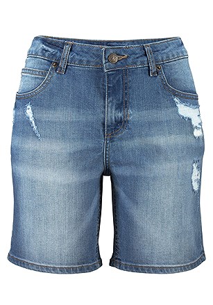 Distressed Jean Shorts product image (X37006.DE.1)