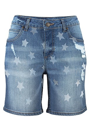 Distressed Jean Shorts product image (X37006.MU_01)